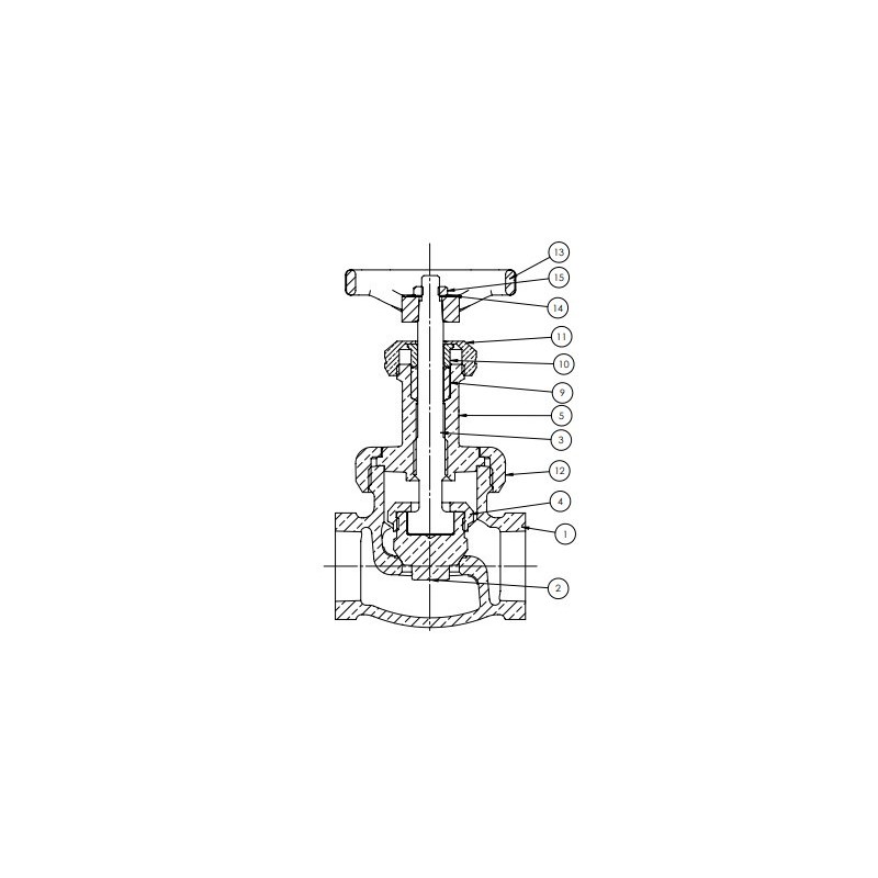 3/8" B-74 STOCKHAM GLOBE VALVE
