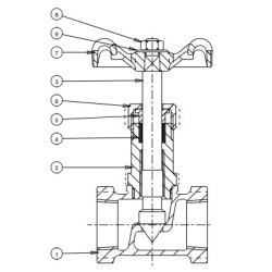 3/4" STOCKHAM B-64 GLOBE VALVE