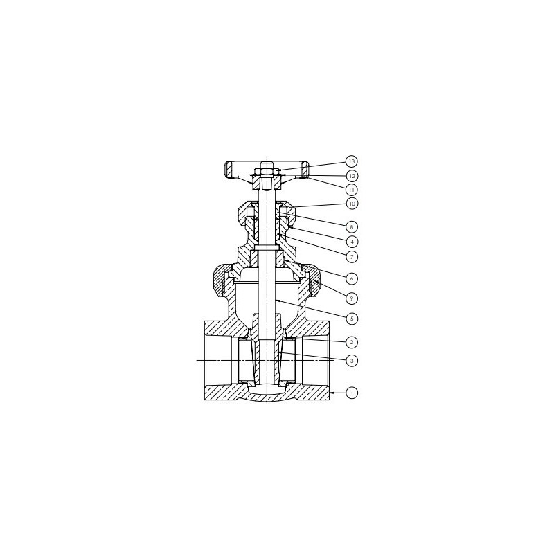 1/4" B-147 STOCKHAM GATE VALVE