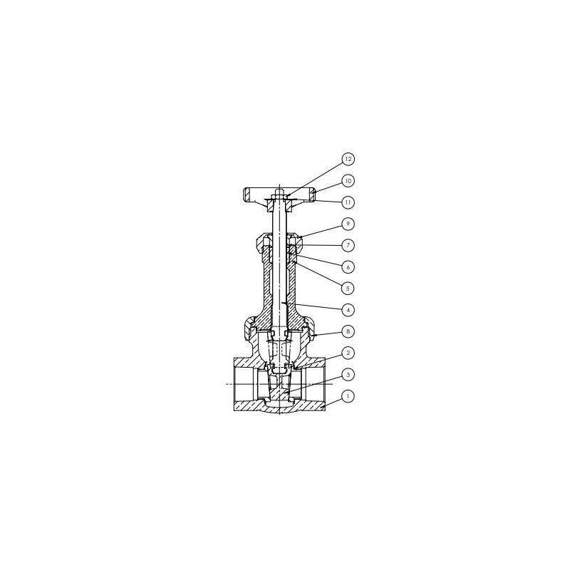 3/4" B-145 STOCKHAM 300# GATE 