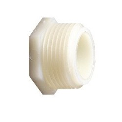 TPX2 DIXON 1/4" NYLON HEX PLUG
