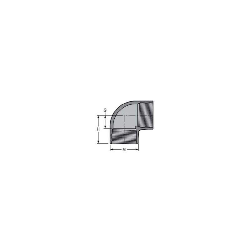 1/4" CPVC THRD 90             