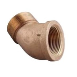1/4" STD BRASS ST 45          