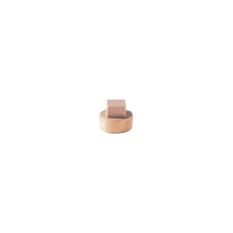 1/8" BRASS SQ HD PLUG IMP     