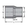 1 1/2 X 1 1/4 PVC 80 SOC RDCR 