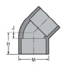 1/2" CPVC THRD 45             
