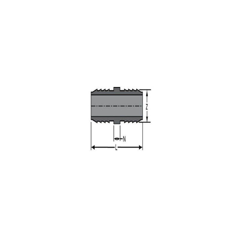 2" PVC INSERT CPLG            