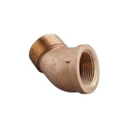 1" BRASS ST 45 IMP            