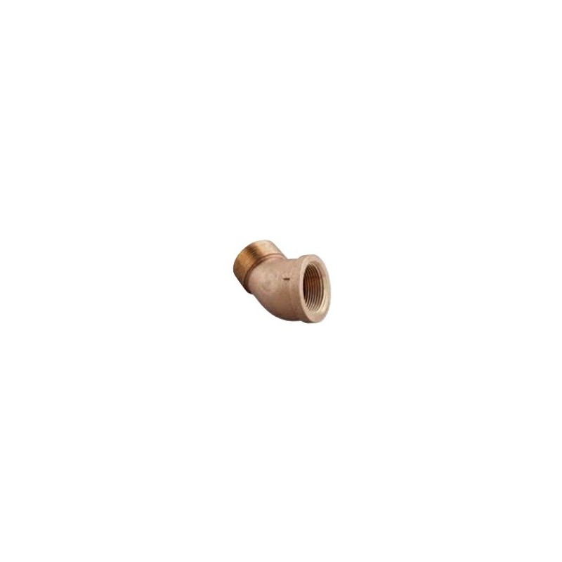 1" BRASS ST 45 IMP            