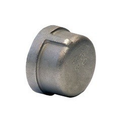 4" 150# 304 SS THRD CAP       