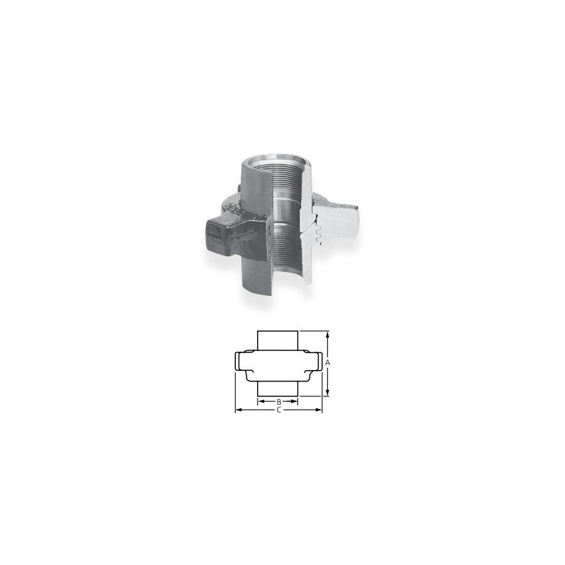 1" 3M THRD LUG HAMMER UNION   