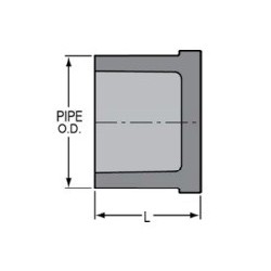 4" CPVC SOC PLUG              