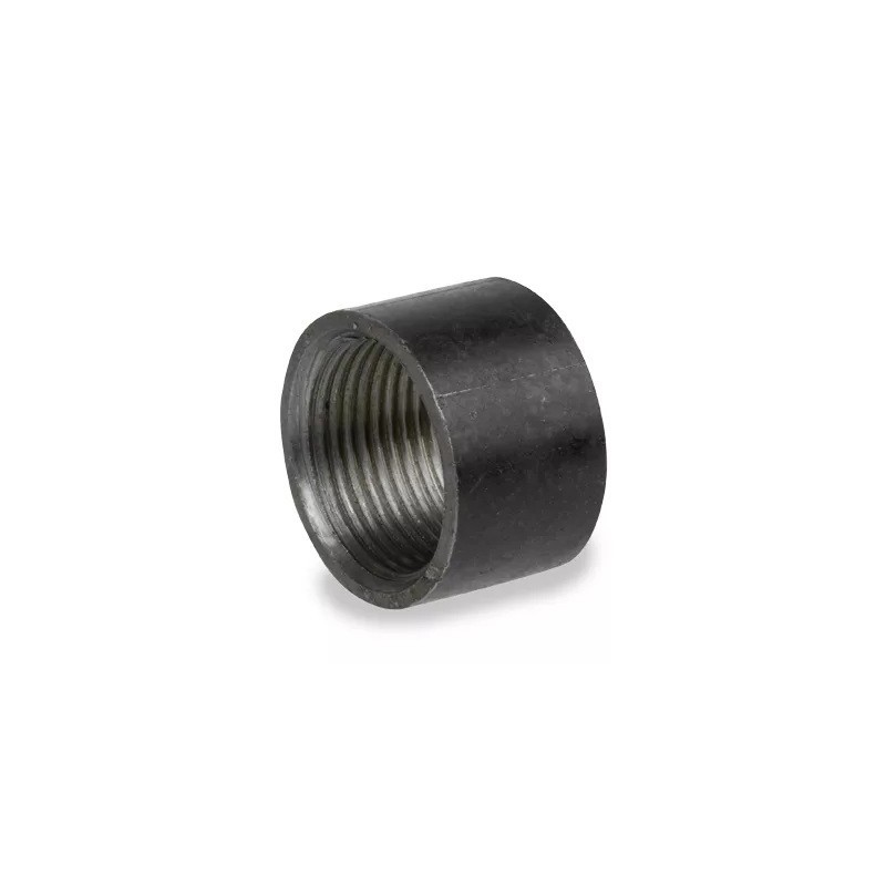 1/4" BLK HALF CPLG (IMP)      