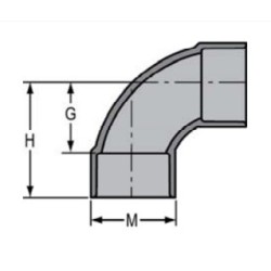 6" 806-060-LSF SCH 80 90 ELL  
