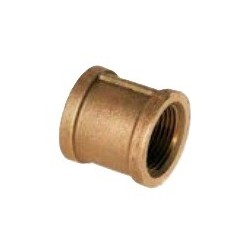 3/8" BRASS CPLG IMP           