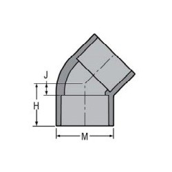 3/8" CPVC SOC 45              