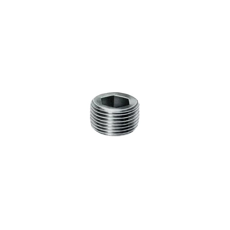 1" 150# 304 SS HEX CS PLUG    