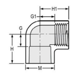 3/4 PVC 40 SOC X FIP 90       