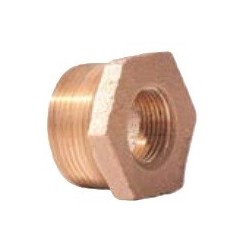 3/8 X 1/4 BRASS HEX BUSH IMP  