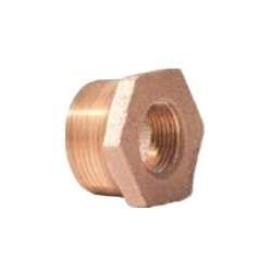 2 X 1/4 BRASS HEX BUSH(DOM)   
