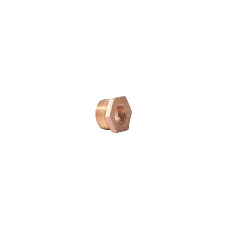 2 X 1/4 BRASS HEX BUSH(DOM)   