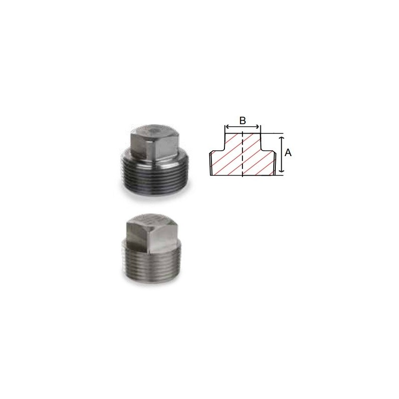 1" FS 3000# THRD SH PLUG IMP  
