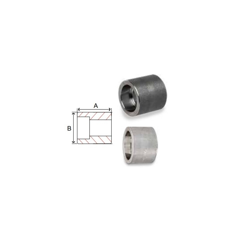 2" FS 3M SOC HALF CPLG IMP    
