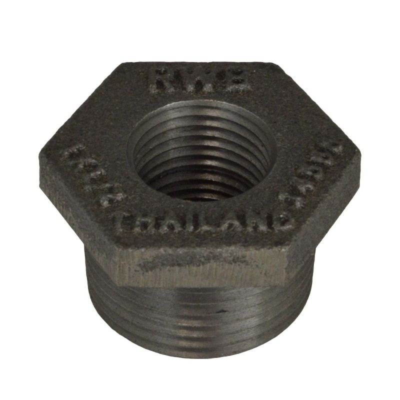 1 1/2 X 3/4 BLK DBL TAP BUSH  
