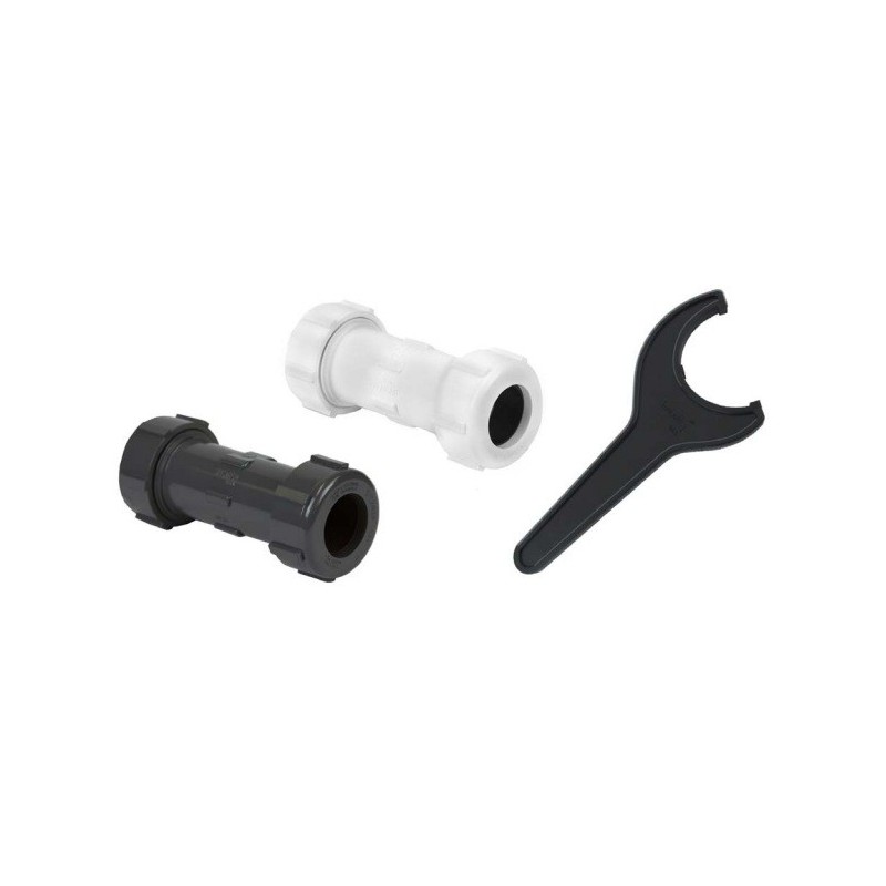 4" PVC COMPRESSION CPLG       