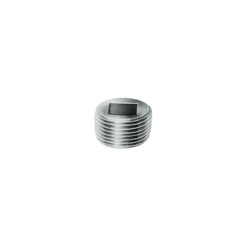 1 1/4" 150# 304 SS SQ CS PLUG 