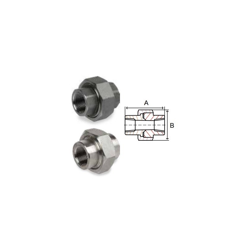 1/4" FS 3M THRD UNION IMP     