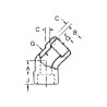 2" 316L 3M SOC 45             