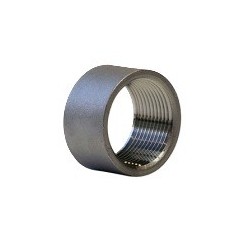 4" 150# 304 TRAD'L 1/2 CPLG   