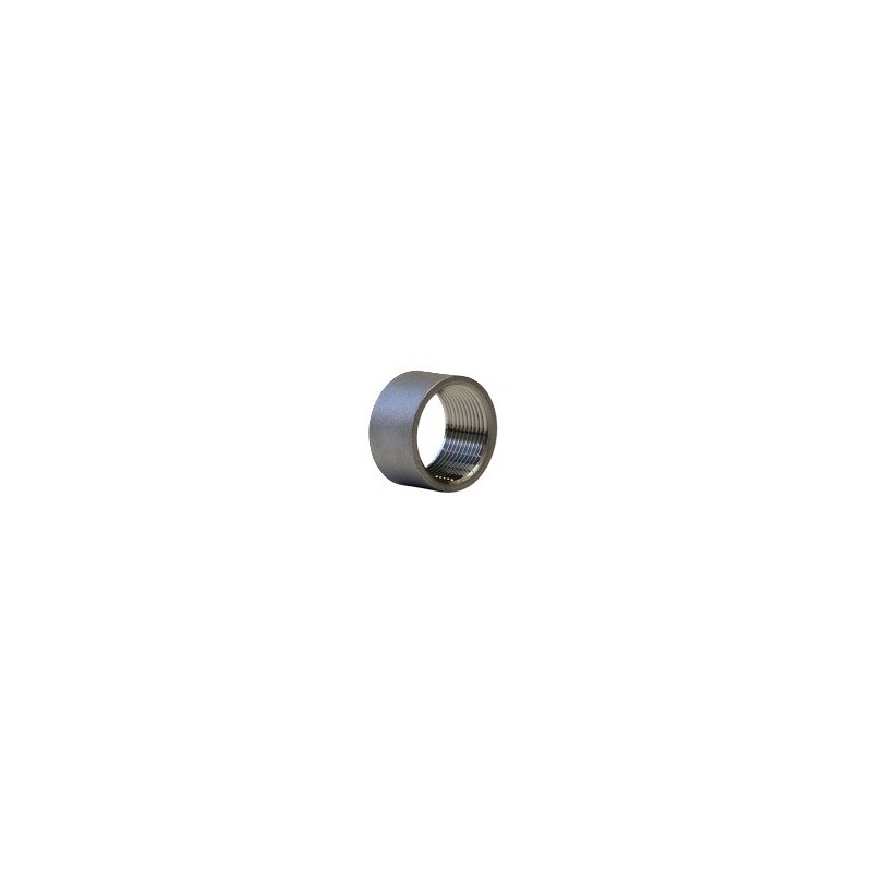 4" 150# 304 TRAD'L 1/2 CPLG   