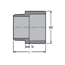 2 1/2" PVC 80 MIP ADPT        