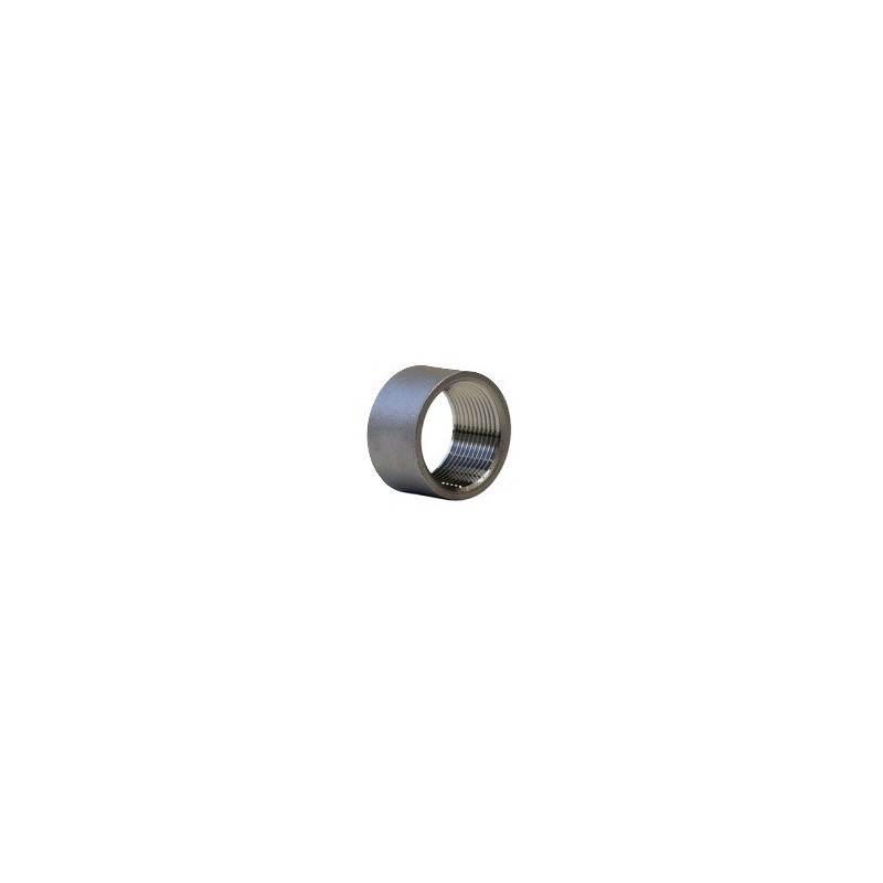 3/4" 150# 304 STD 1/2 CPLG    