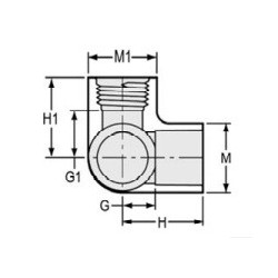 1/2" SXT PVC 40 SIDE OUTLET 90