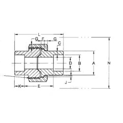 1" 304L 3M SOC UNION          
