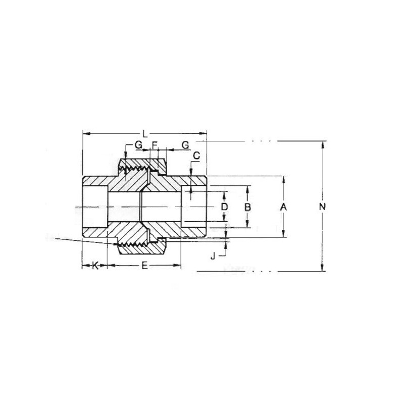 1" 304L 3M SOC UNION          