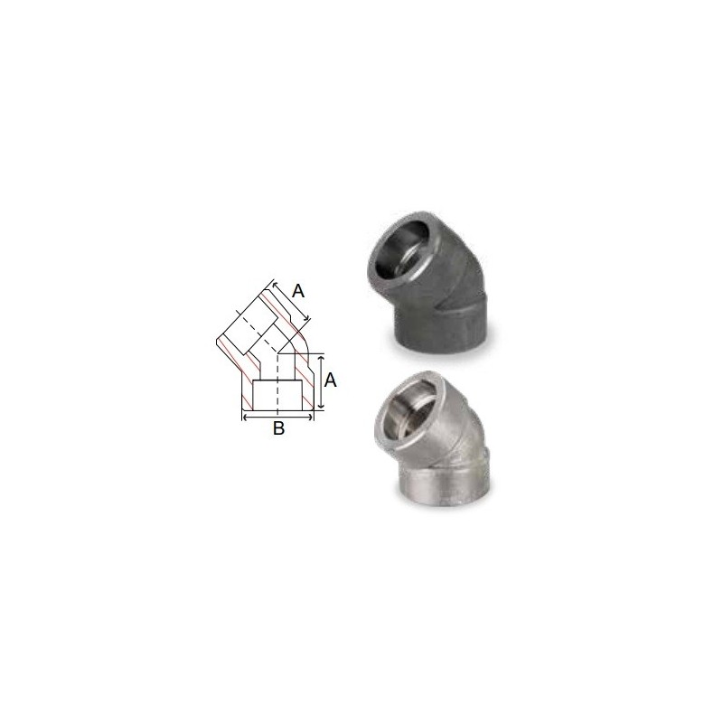 1/2" FS 3000# THRD 45 IMPORT  