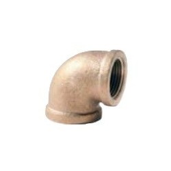4" BRASS 90 IMP               