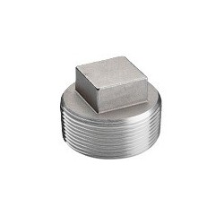 1" 150# 304 SS SQ HD PLUG     