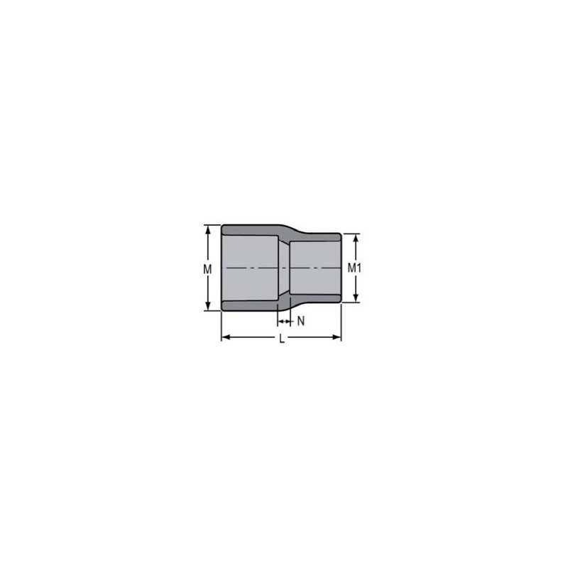 3 X 2 CPVC SOC RDCR           