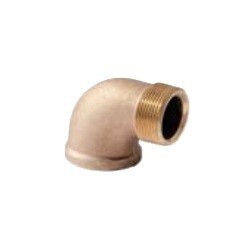 2 1/2" BRASS ST 90 IMP        