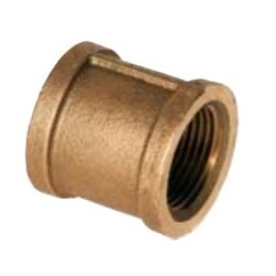 2" STD BRASS CPLG             