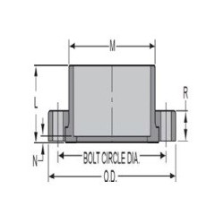3/4" CPVC 80 SOC VANSTONE FLG 