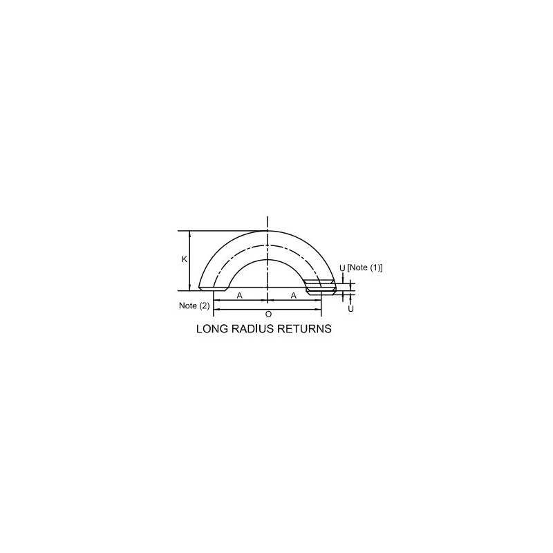 2 XH LR WELD 180 RETURN BEND  