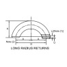 2 XH LR WELD 180 RETURN BEND  
