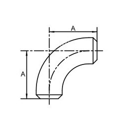 4" XH SR WELD 90 IMP          
