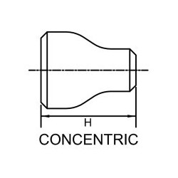 6 X 2 CONC WELD RDCR          